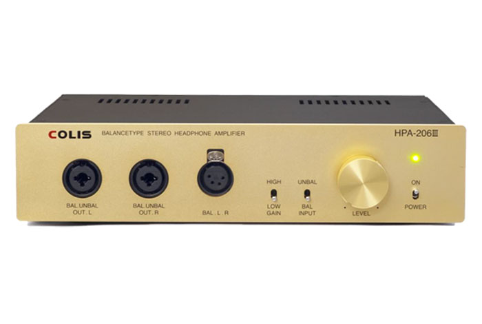 COLIS 新型バランスタイプヘッドフォンアンプ HPA206Ⅲ